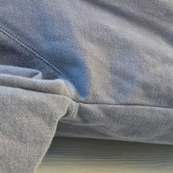 Charles and a Half Casual Blue Hoodie w Black Poly Hoodie, Kangeroo Pockets Sz M - Picture 5 of 9